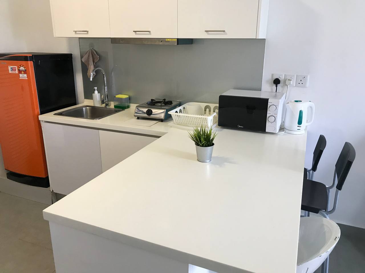 Kitchen before property photography editing